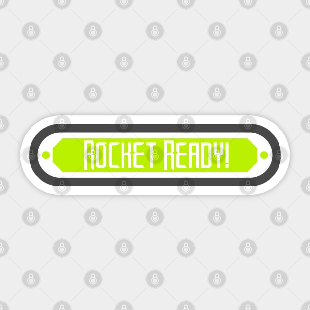 Rocket Ready! Sticker by SeeScotty